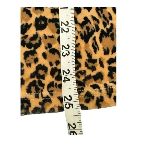 Vintage Y2K Liz Claiborne Women’s Large Animal Print Velour Pullover Jacket Top - Picture 6 of 6
